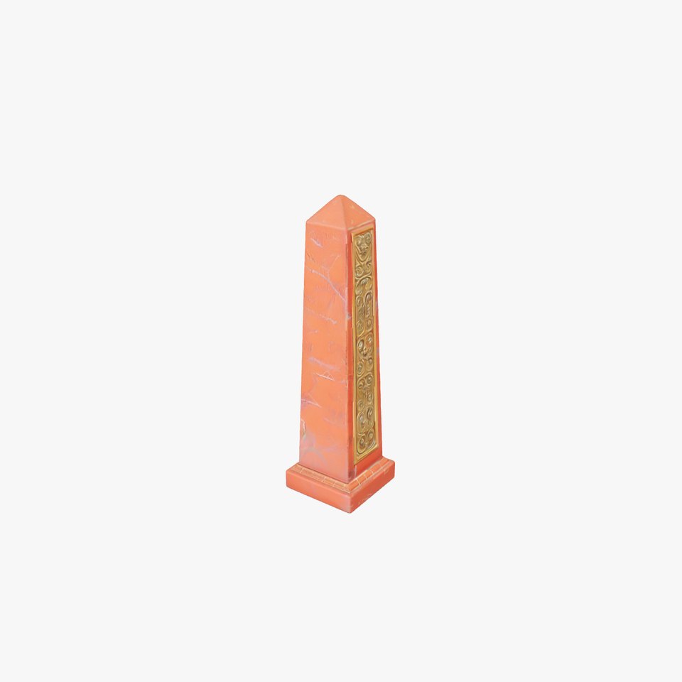 Ornate Red Obelisk model pack